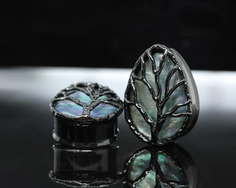 Underworld Tree Teardrop Plugs (Pair) - PSS116