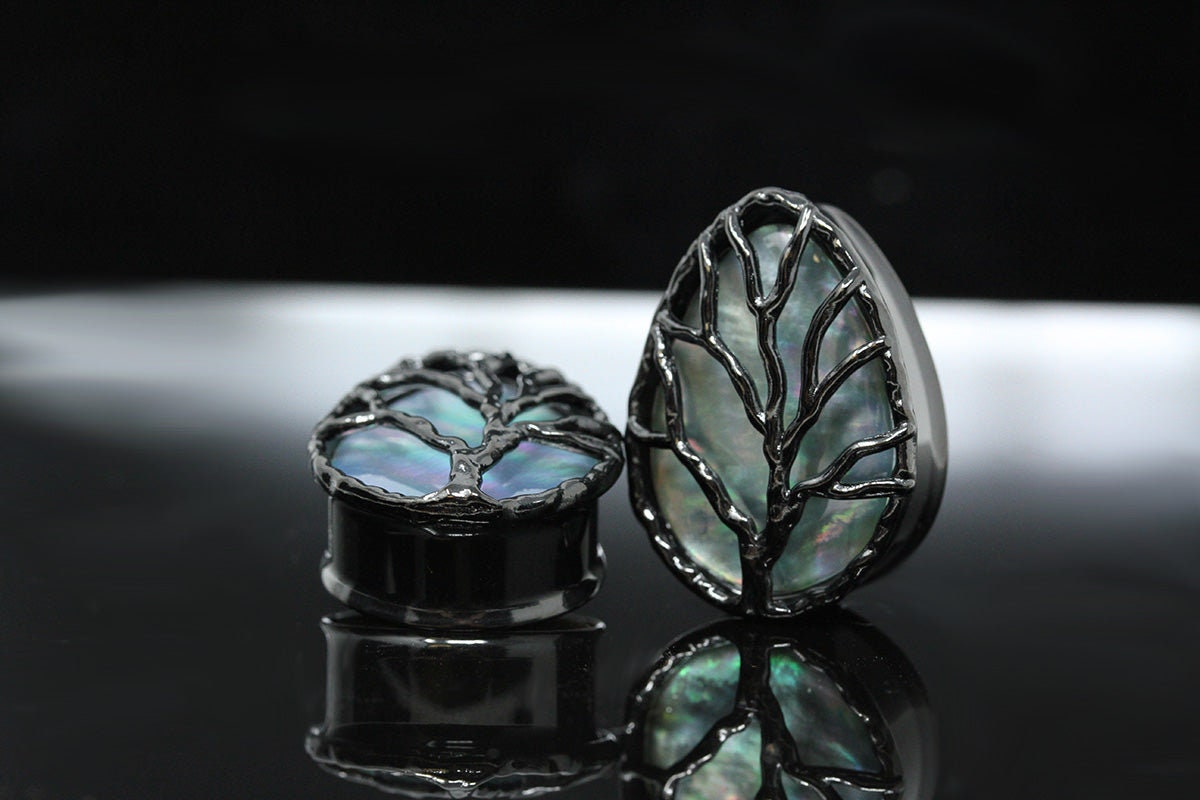Underworld Tree Teardrop Plugs (Pair) - PSS116
