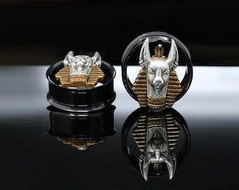 Anubis Stainless Steel Plugs - Screw On Plugs (Pair) - Pss161