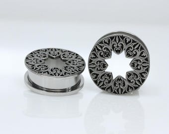 Stargazer Stainless Steel Plugs (Pair) - Pss212