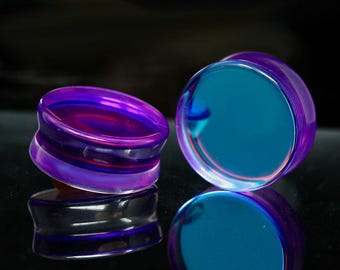 Sirens Shimmer Mystical Glass A|B Plugs - (Pair) - Ph197
