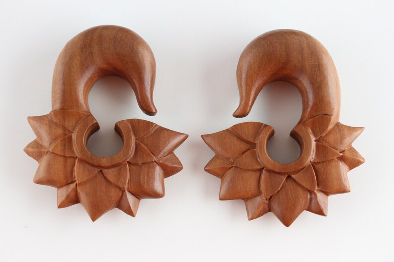 Wood Stretch Plugs for 20mm Ears 13/16 Ear Carved Wood Etsy