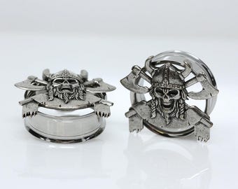 Death Viking Stainless Steel Plugs - Pss220