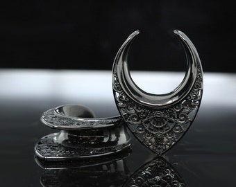 Ventress Black Steel Saddles (Pair) - PSS54
