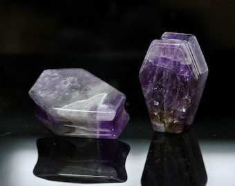 Amethyst Coffin Plugs - Ph177