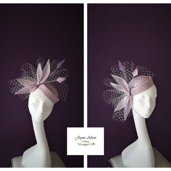 Lilac Pillbox Hat Etsy