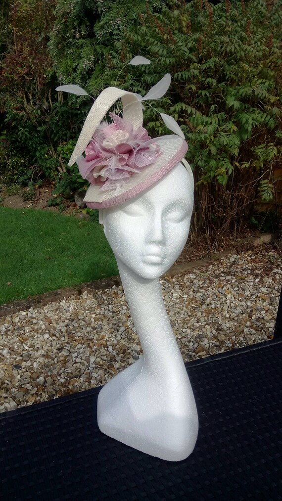 lilac wedding hat