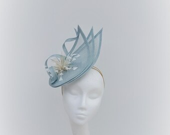 Pale Aqua Blue Fascinator Hatinator for 