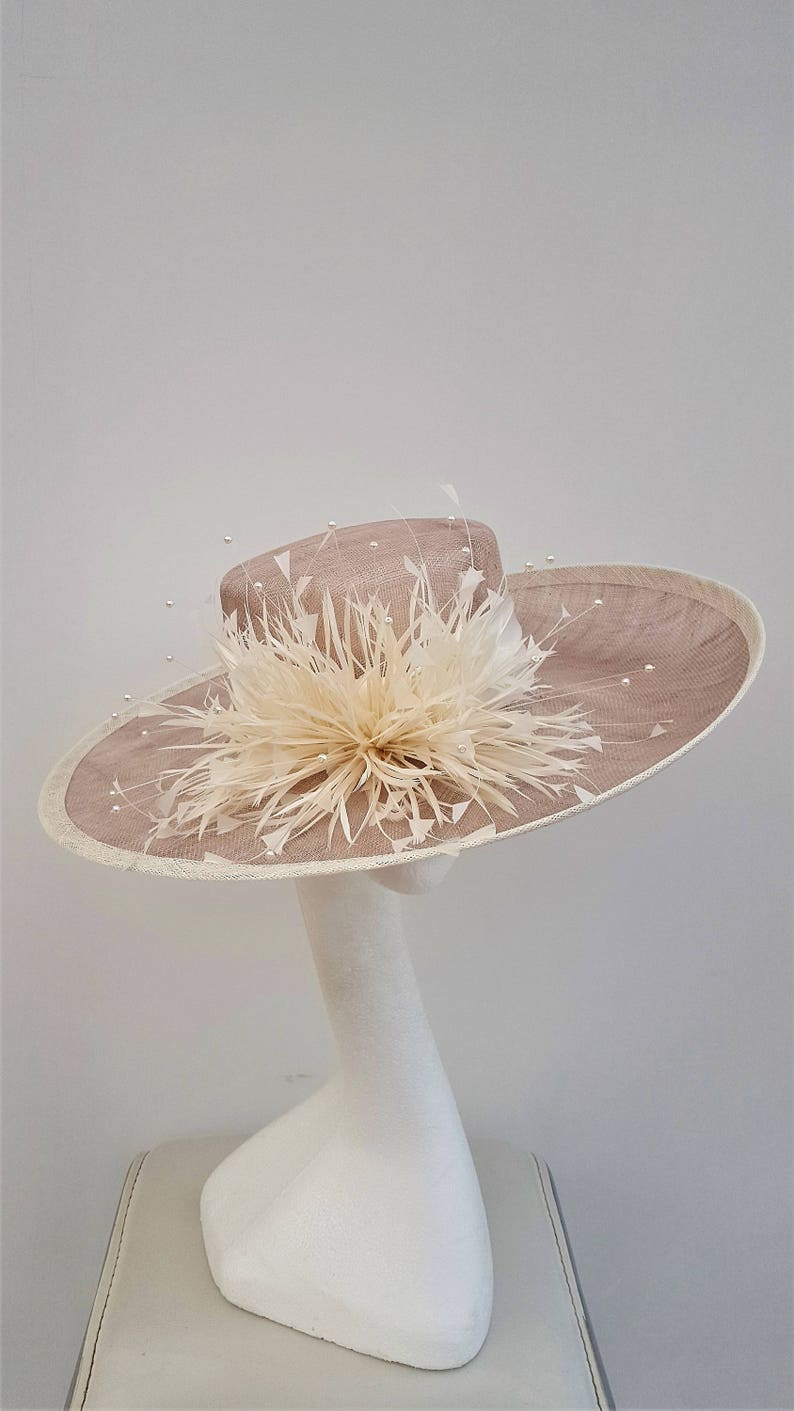 Dusky Pink Hat Wedding Hatinator Mother of the Bride Hat Etsy Dusky Pink Hat Wedding Hatinator Mother of the Bride Hat Etsy