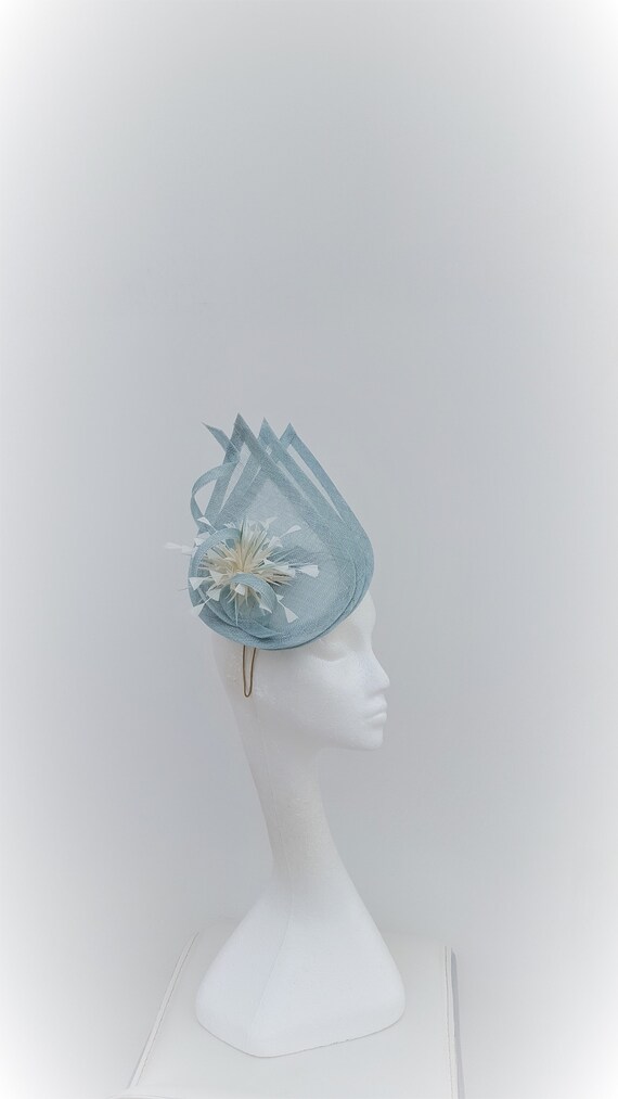 Pale Aqua Blue Fascinator Hatinator for 