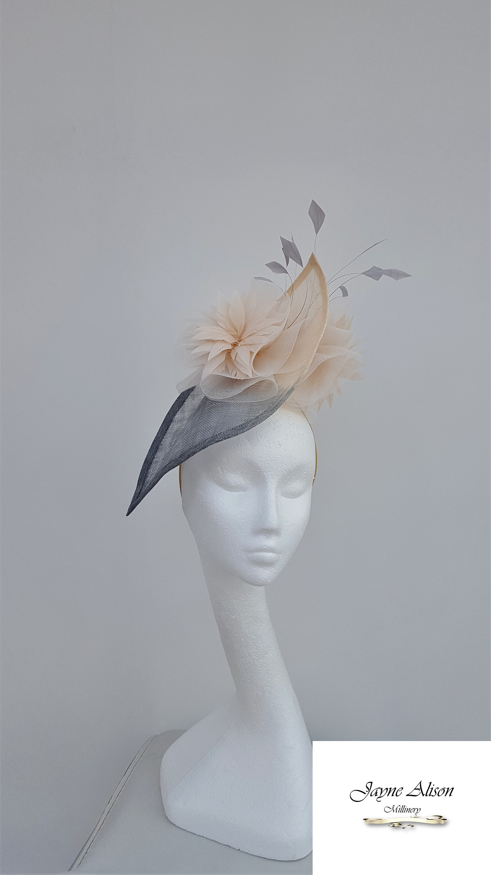 Peach Grey Ombre . Hatinator for 