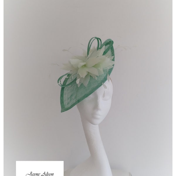 Apple Green Fascinator Etsy UK