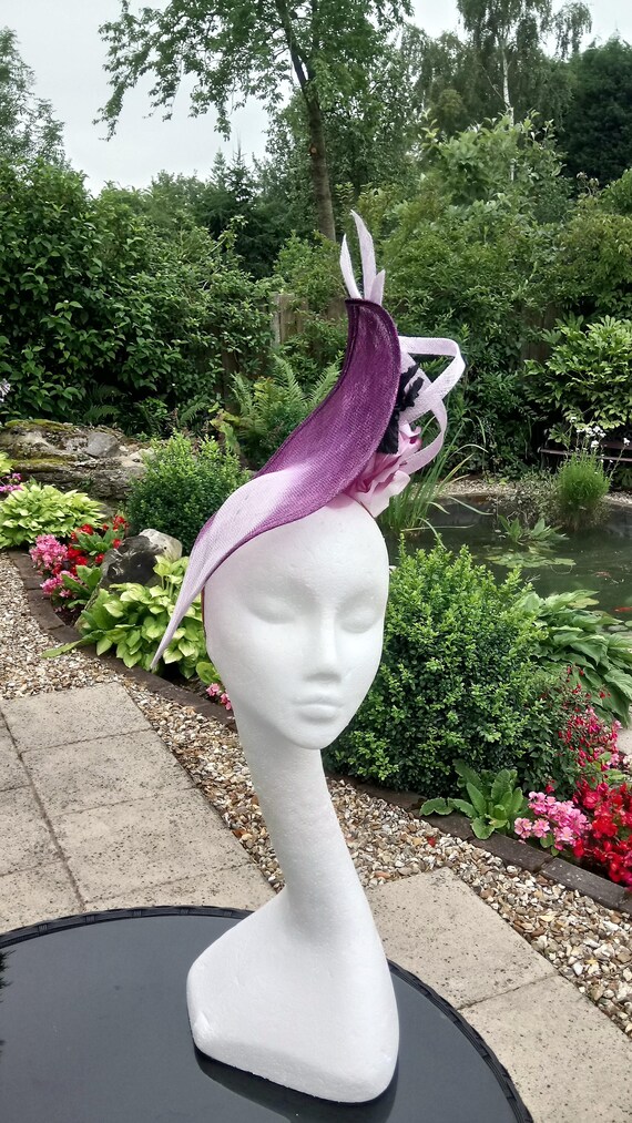 Purple Fascinator Lilac Hatinator 