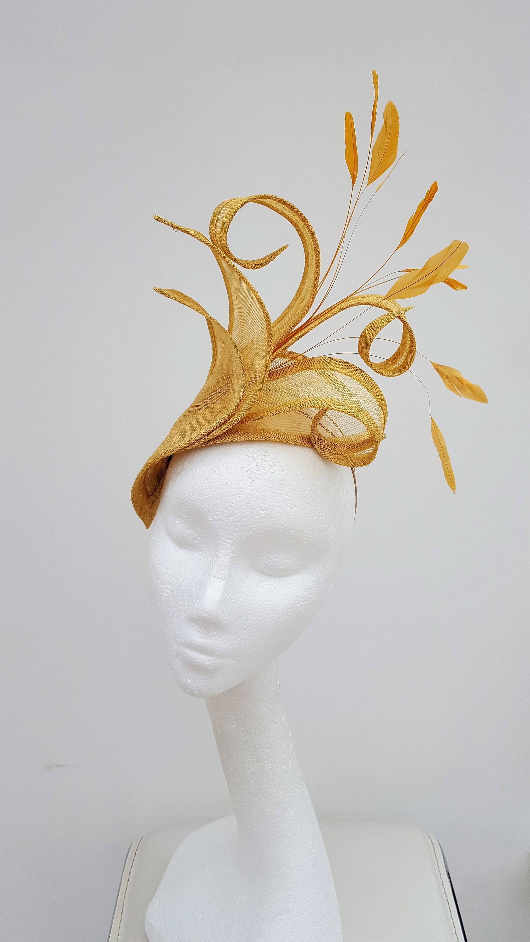 Made to order Gold Fascinator Wedding Fascinator Mother of Etsy