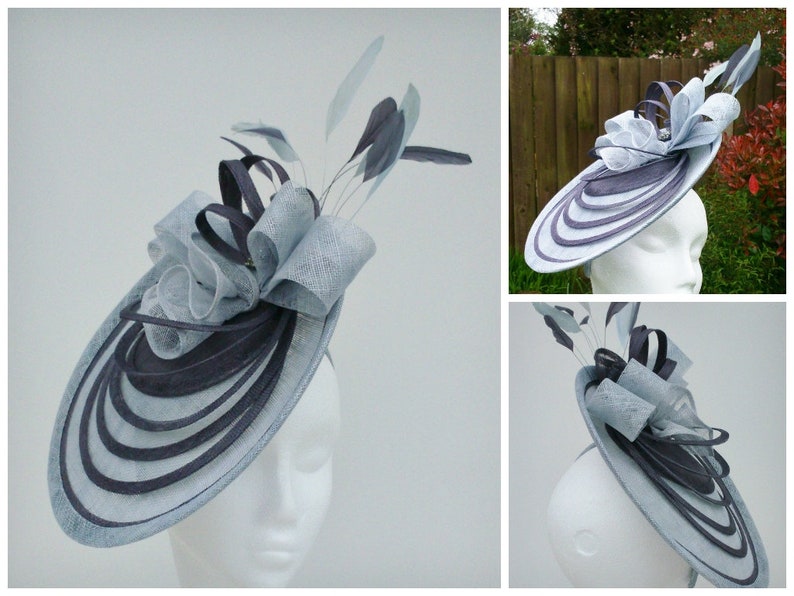 Ivory Coffee Disc Fascinator Wedding Hat Mother of the Bride Etsy UK