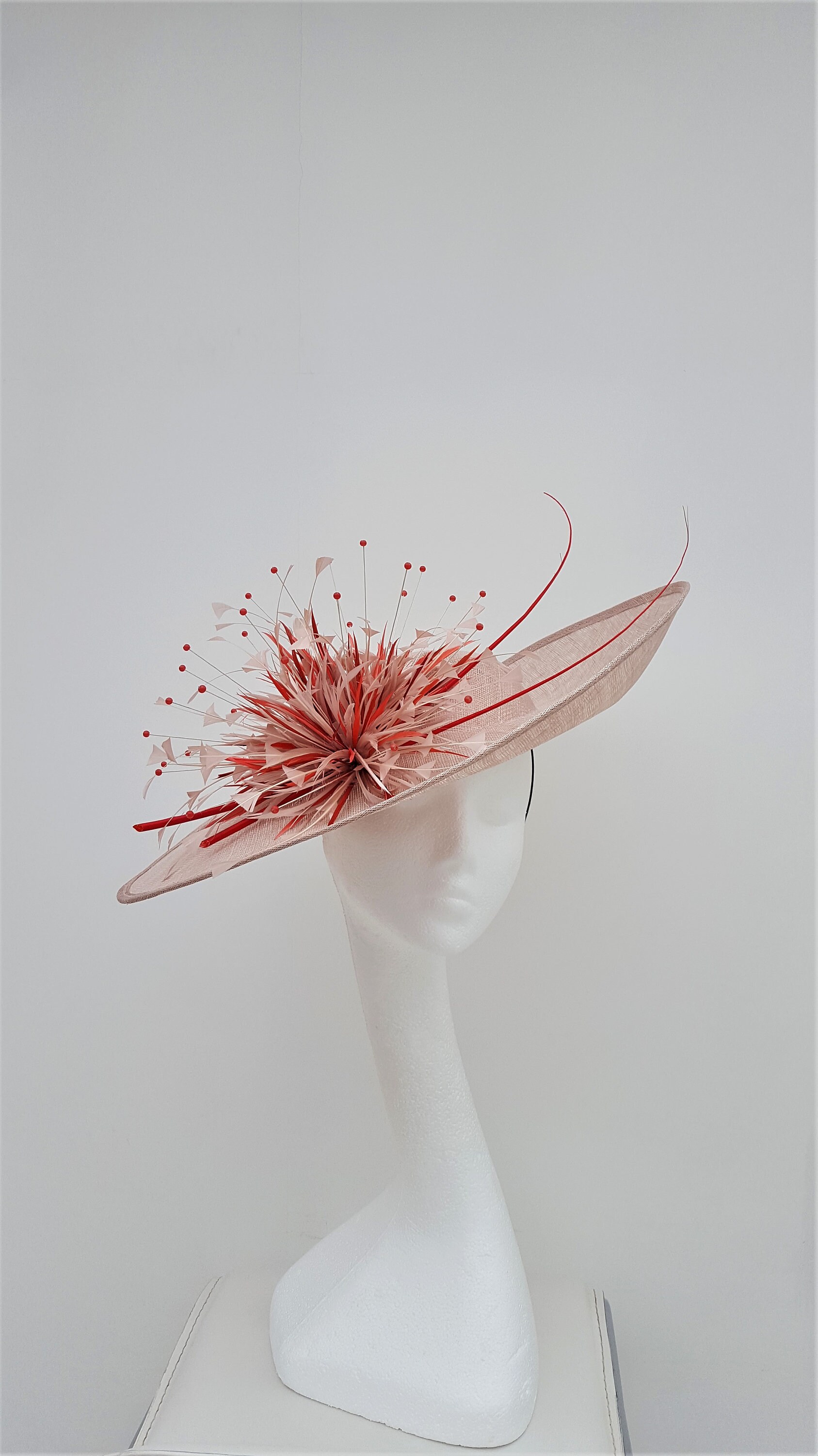 Nude Pink Hatinator Wedding Hat Mother 