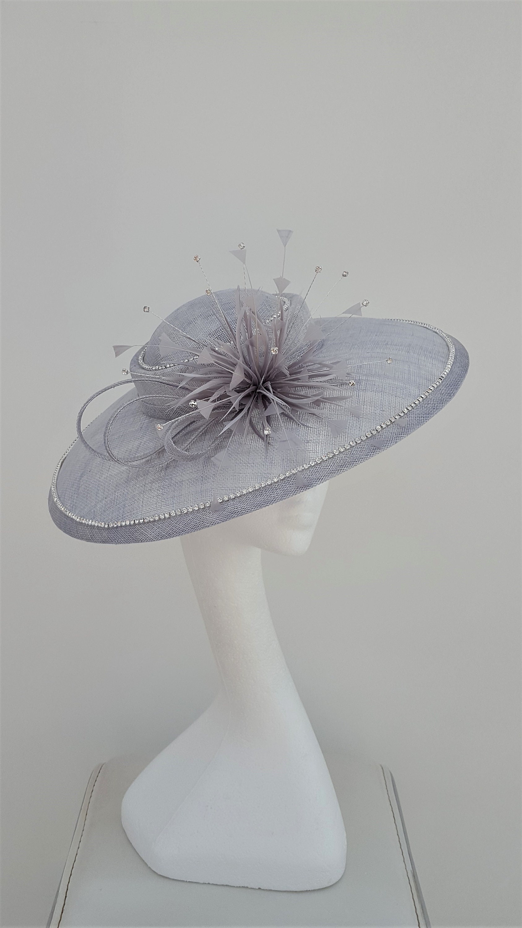 Silver Hatinator Wedding Hat Mother of the Bride Kentucky - Etsy UK