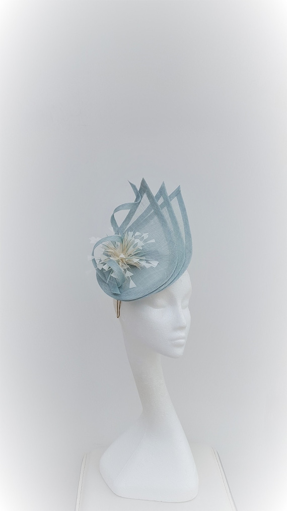 Pale Aqua Blue Fascinator Hatinator for 