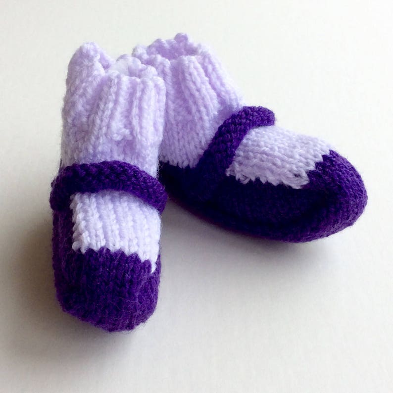 lilac baby socks