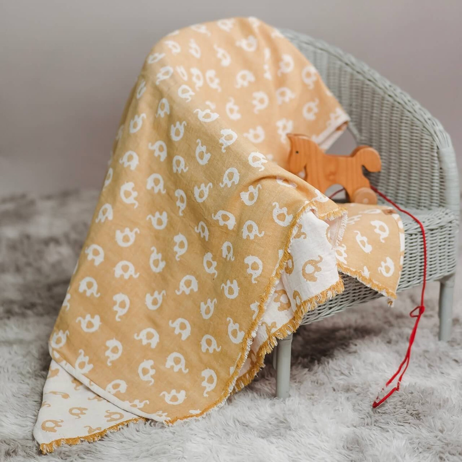 Swaddle Blanket Nursing Cover Elephants Light Baby Blanket Etsy