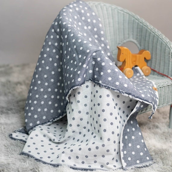 Blanket Jacquard Cover Nursing Summer Blanket Nursing Polka Baby Fringes Cotton Scarf Swaddle Dots Blanket Blankie Light - Blanket Dots Etsy