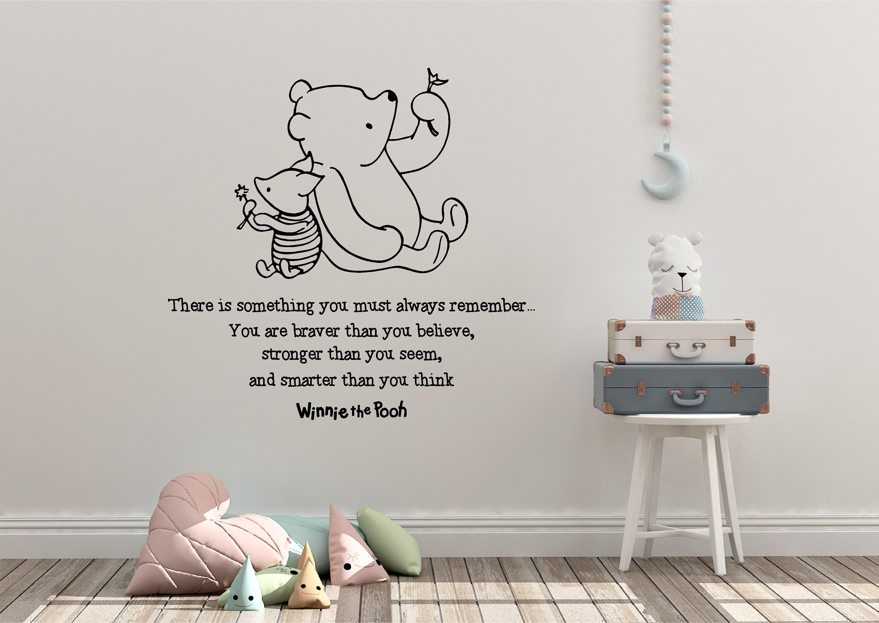 Pooh You Are Braver Winnie The Pooh You Are Braver Than You Believe Stronger Than | Etsy  Nederland