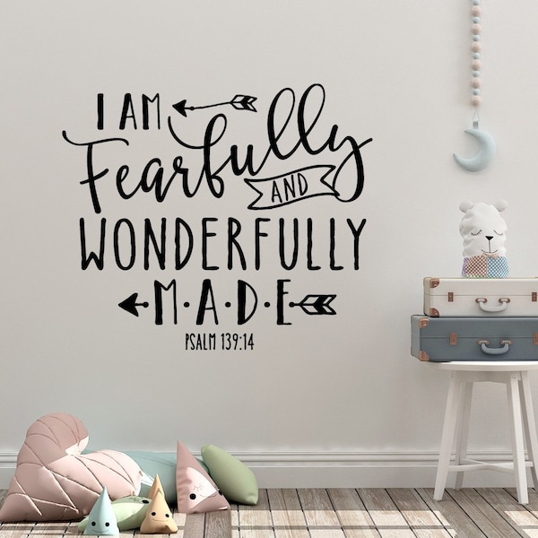 Scripture Wall Decal Etsy