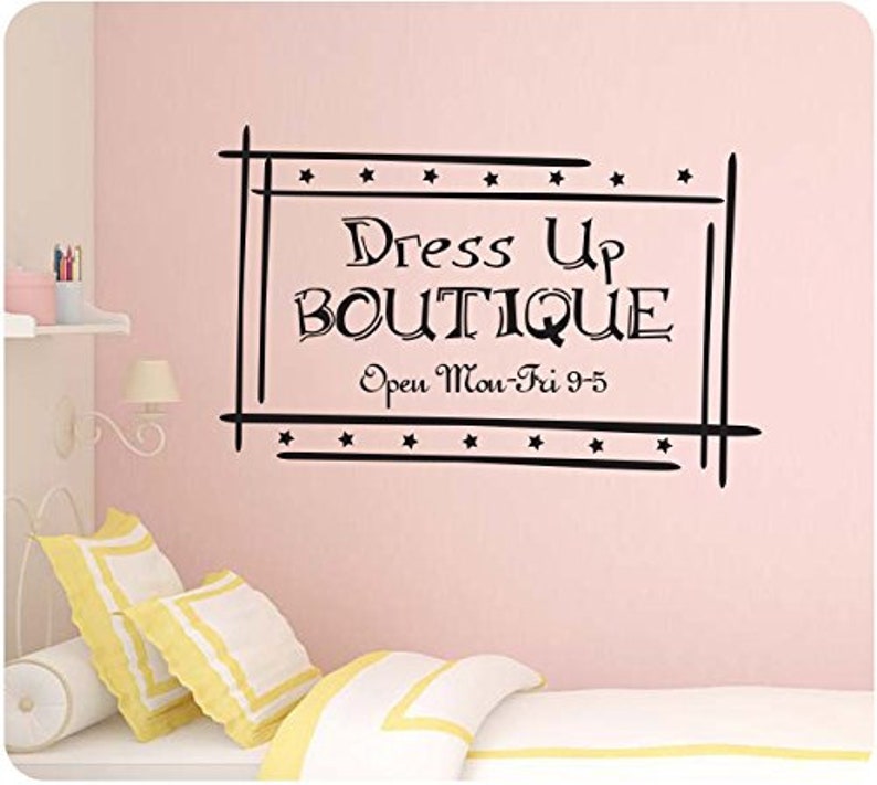 24 Girl Dress up Boutique Store Sign Make Believe Cute Etsy