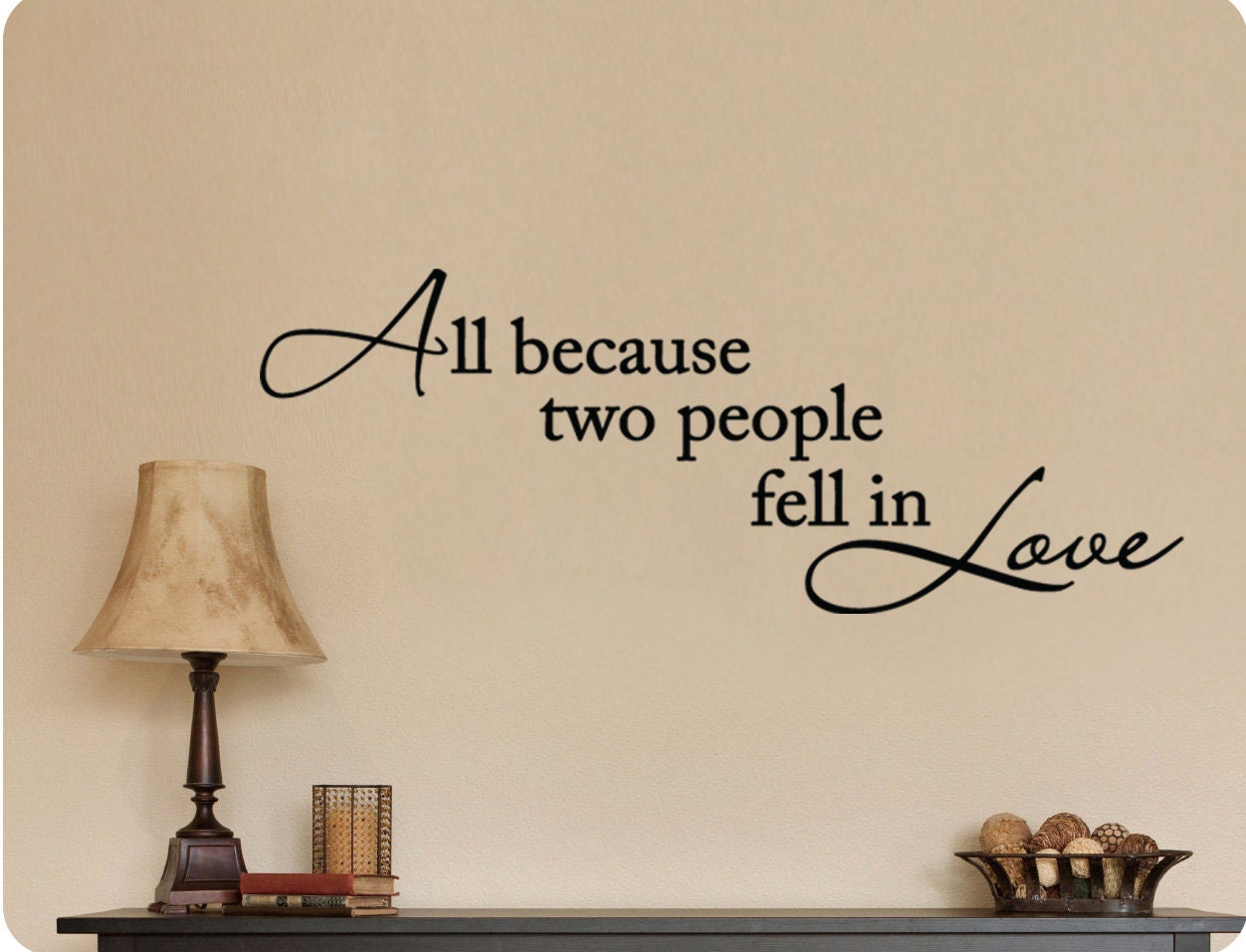 All Because Two People Fell in Love Graphic by esrafulairdrop · Creative Fabrica