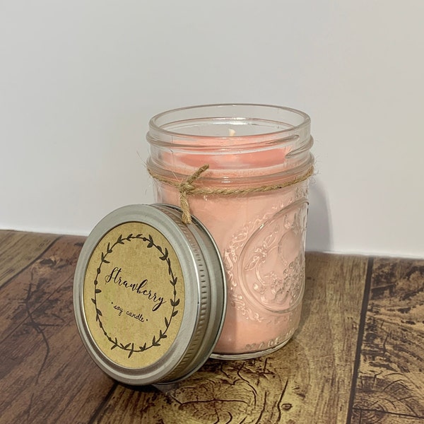 Mason Jar Candle Etsy