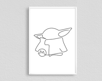 Baby Line Drawing Etsy