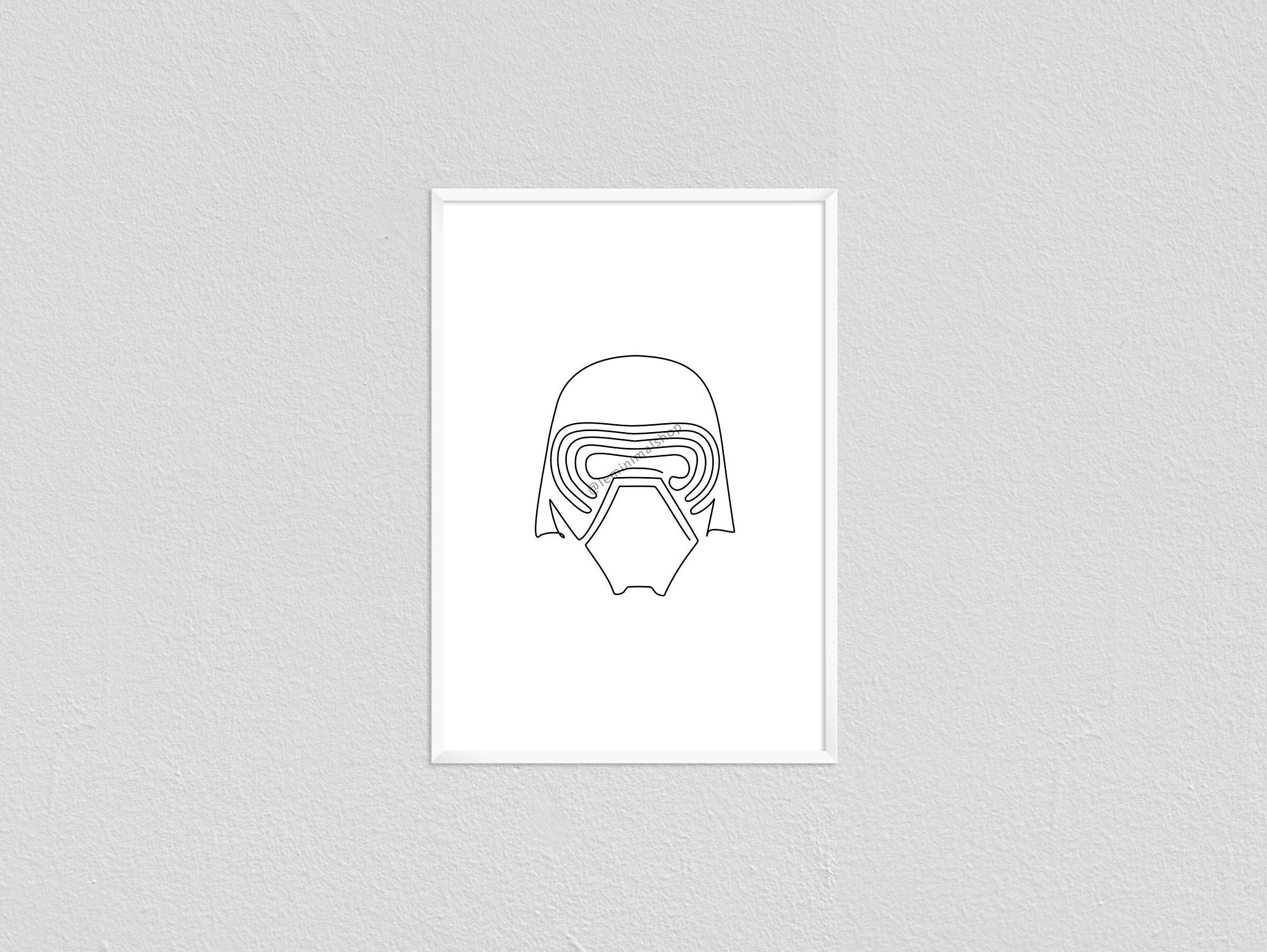 kylo ren 絵画フロアクッション