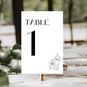 Digital Download Star Wars Wedding Table Numbers 1-10 | Star Wars Characters Minimalist Modern Reception Signs