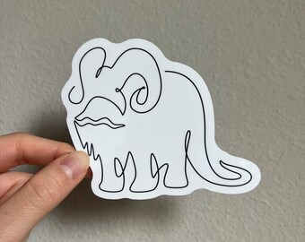 Bantha Star Wars Sticker | Star Wars Sticker Decal | Macbook Sticker | Star Wars Wedding Birthday Favor