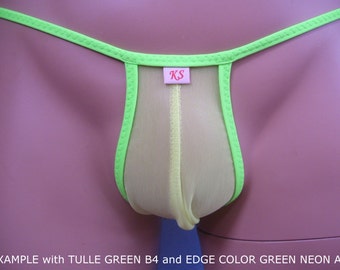 XAVIER - Men Underwear tailor made - Y string thong - Custom colors, fabrics and size - Made to measure