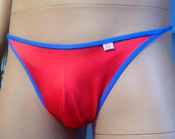 MAURIZIO - Op maat gemaakt badmode ondergoed voor heren - Draagdoek (slip - string) - Aangepaste kleuren, stoffen en maten