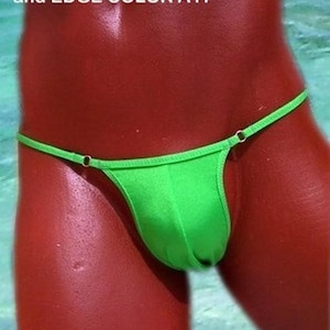 DIONISO - Men Swimwear Underwear tailor made - thong triangle back - Custom colors, fabrics and size - Made to measure