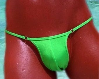 DIONISO - Men Swimwear Underwear tailor made - thong triangle back - Custom colors, fabrics and size - Made to measure