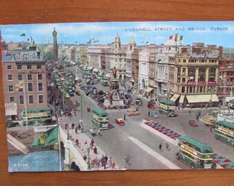 O/'Connell Bridge Souvenir Wall PlateBowl English Bone China Dublin Tidbit Bowl Seashell Shaped O/'Connell Bridge
