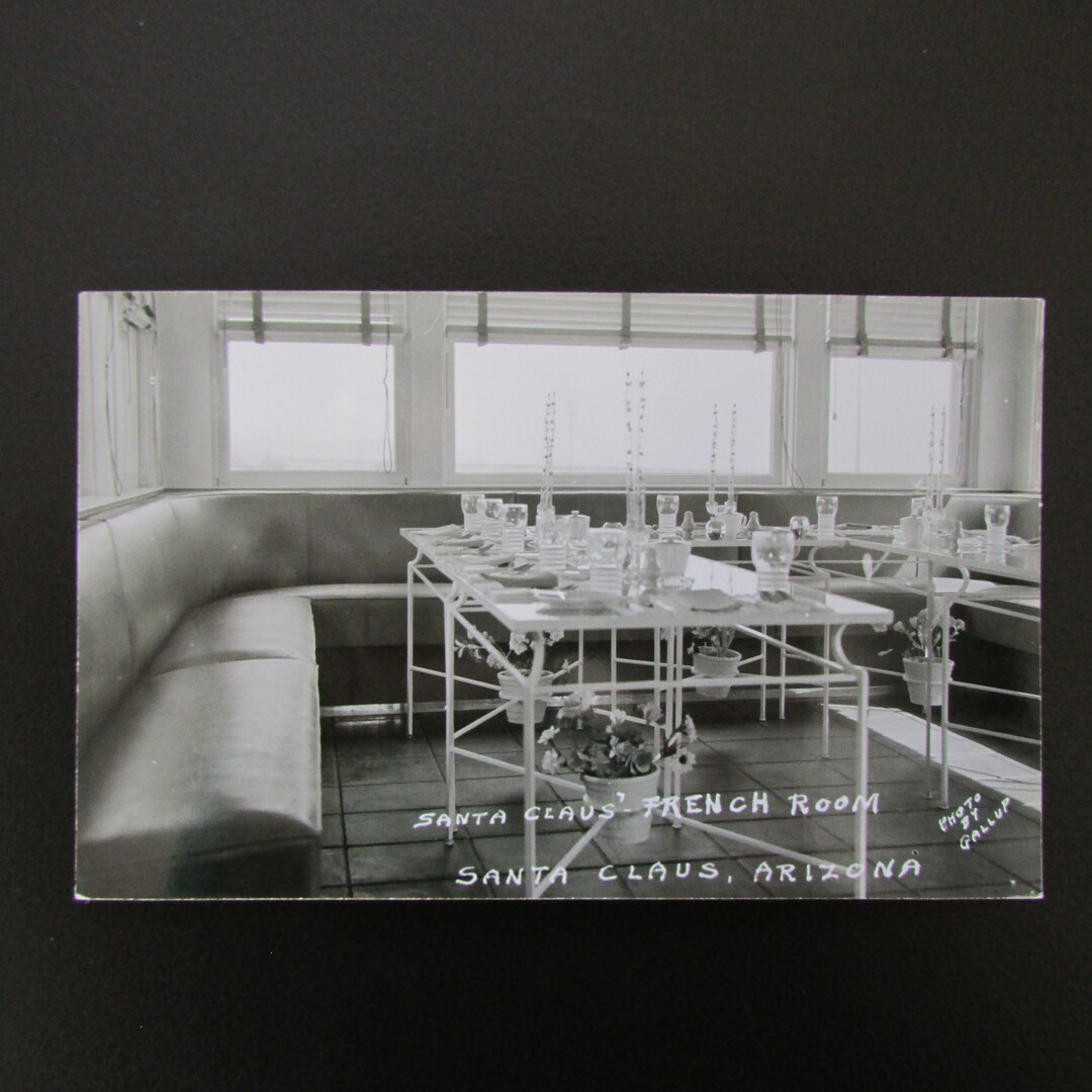 Christmas Tree Inn Santa Claus AZ Vintage Postcard Kingman Etsy