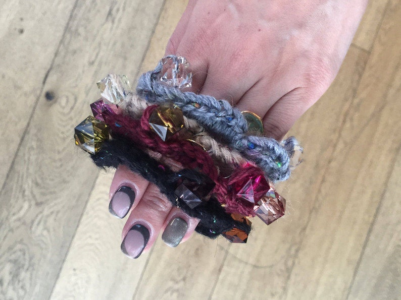 Beaded Hair Tie