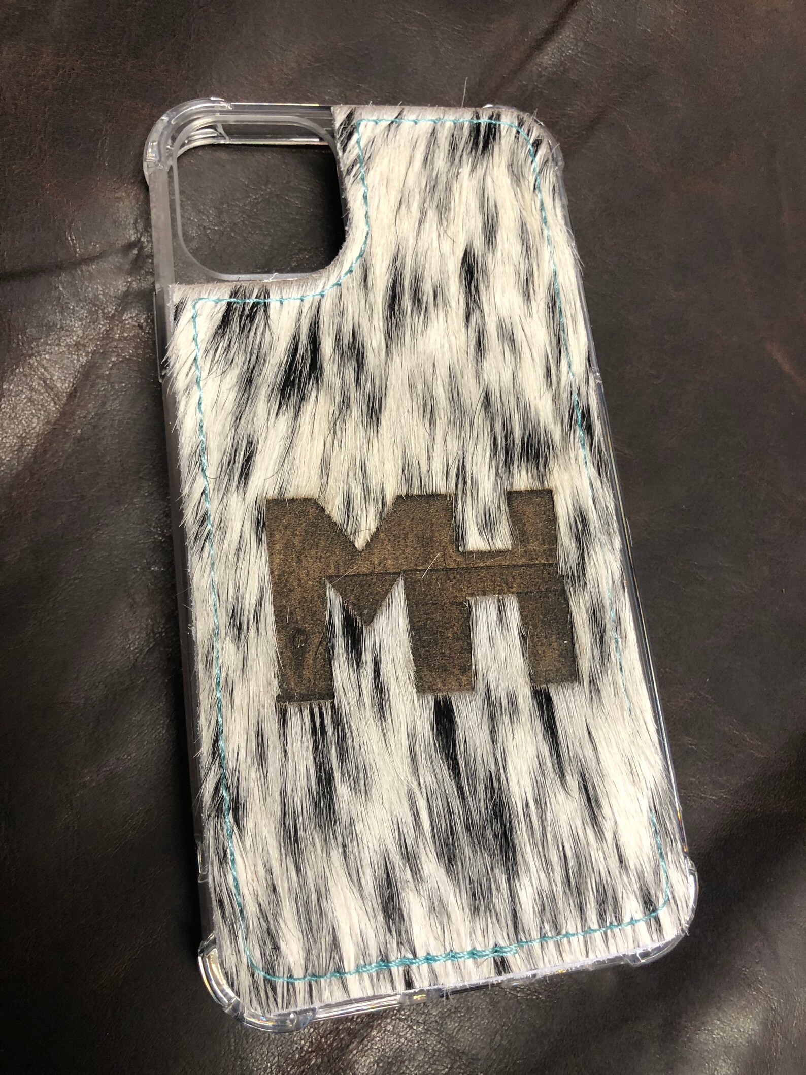Cowhide Or Leather Custom Phone Case for IPhone Samsung or Etsy