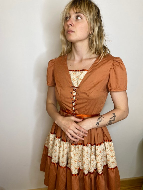 1970s Prairie Dress - image 4