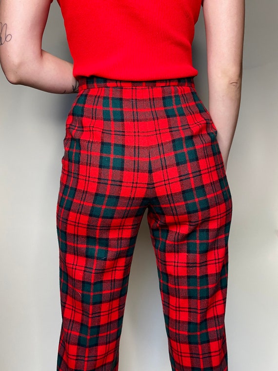 1980s Plaid Slacks - image 2