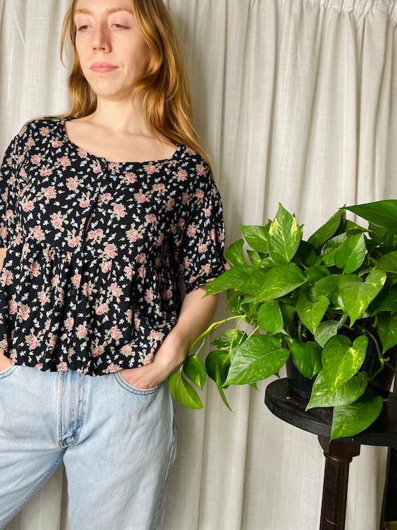 1990s floral blouse - image 7