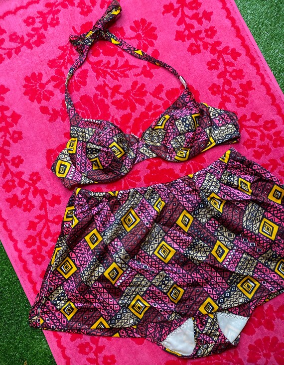 1960s Psychedelic Bikini - image 2
