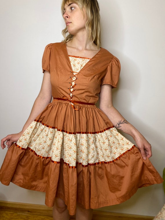 1970s Prairie Dress - image 8