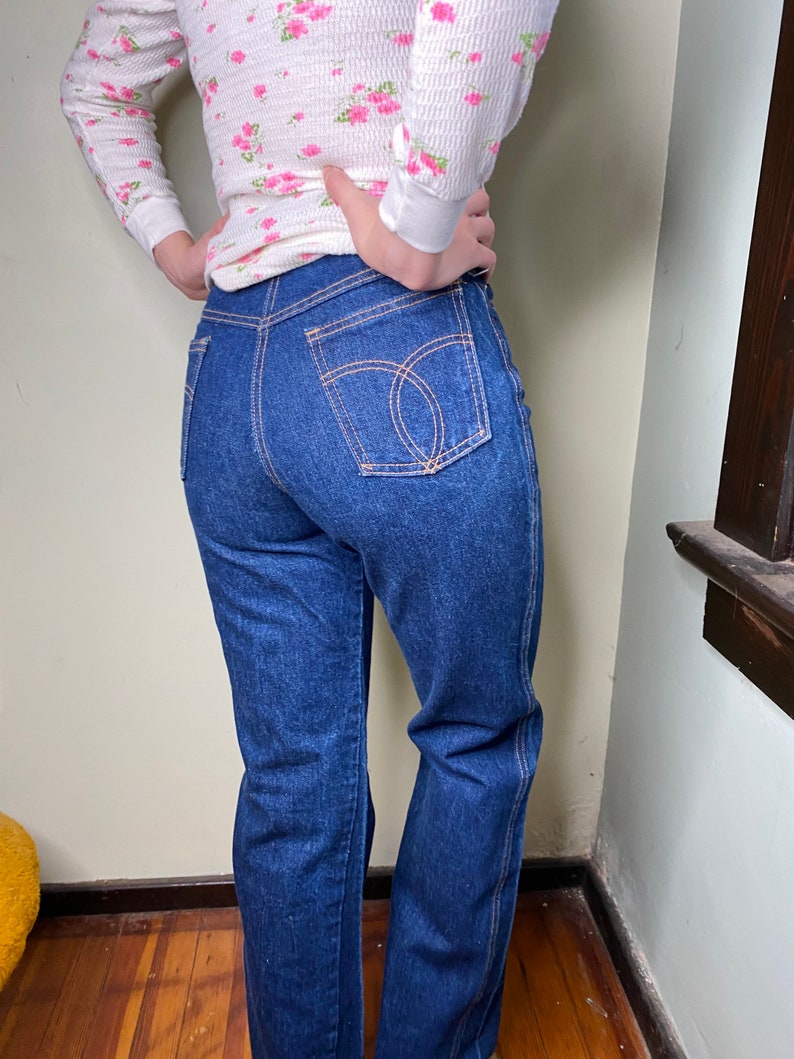 Vintage 1970s Denim Pants image 1