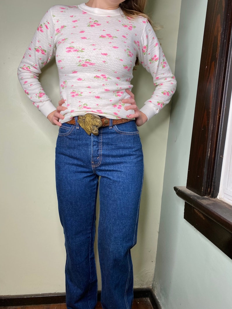 Vintage 1970s Denim Pants image 3