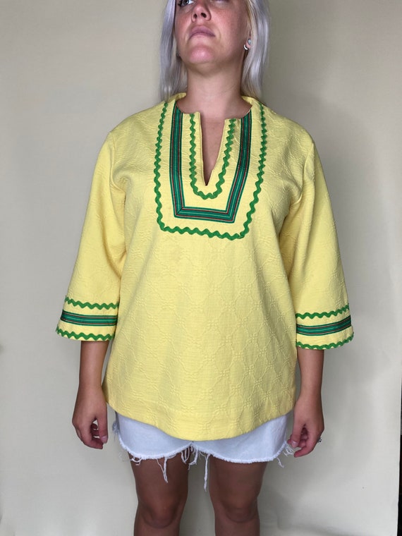 1970s Peasant Tunic - image 4